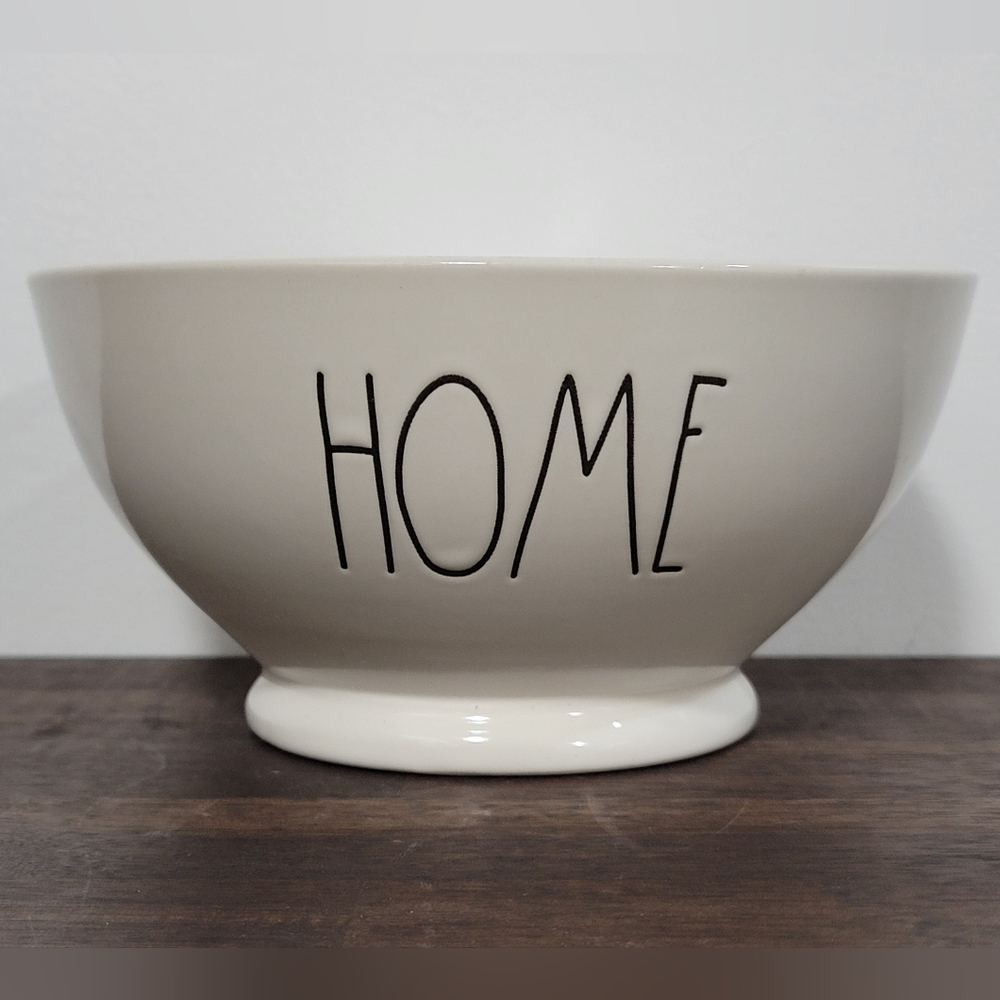 Rae Dunn Ceramic Bowl with HOME Text